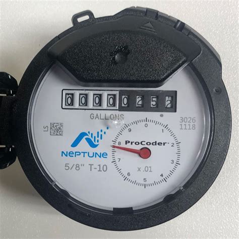 how to read rf water meter neptune|neptune water meter error codes.